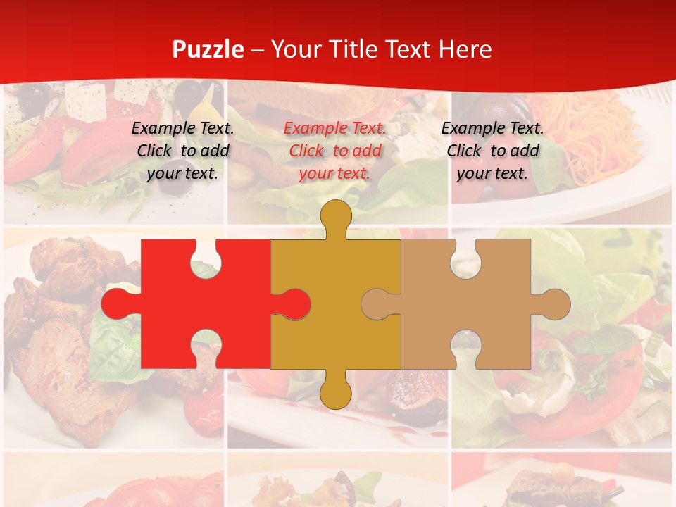 Woman Calm Standing PowerPoint Template