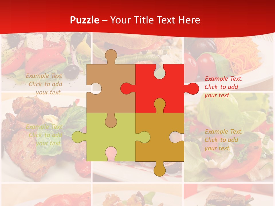 Woman Calm Standing PowerPoint Template