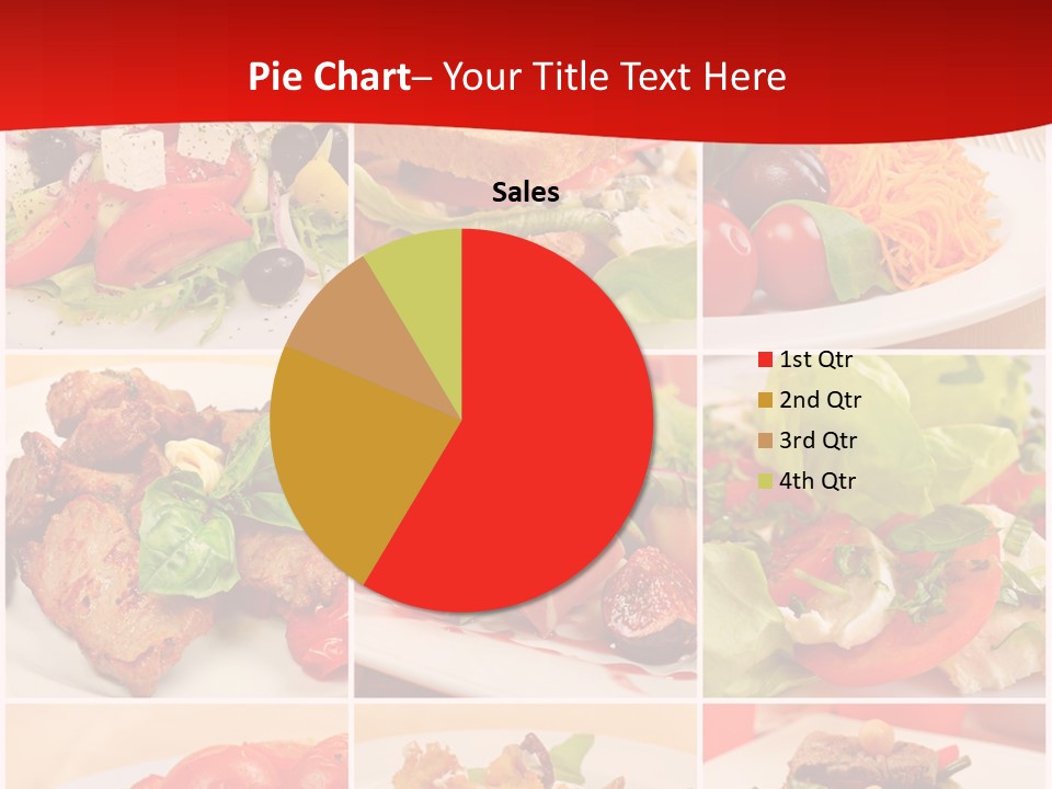 Woman Calm Standing PowerPoint Template
