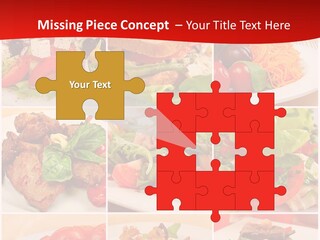 Woman Calm Standing PowerPoint Template