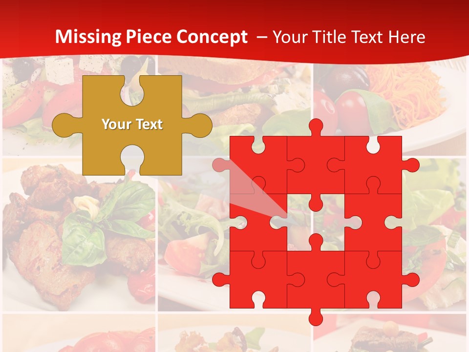 Woman Calm Standing PowerPoint Template