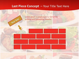 Woman Calm Standing PowerPoint Template