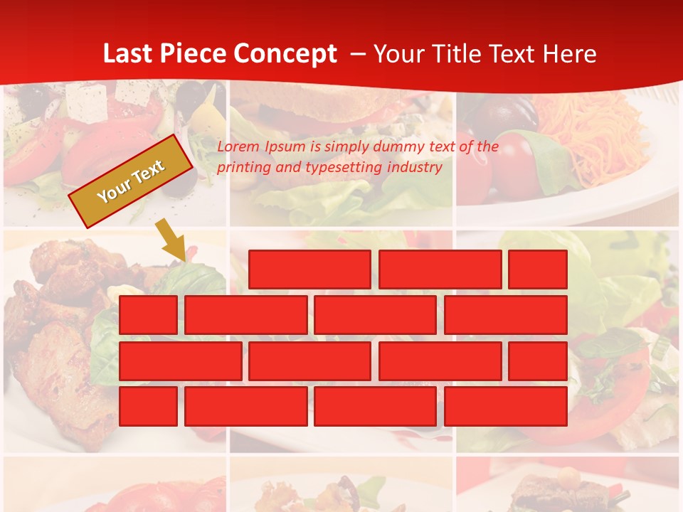 Woman Calm Standing PowerPoint Template