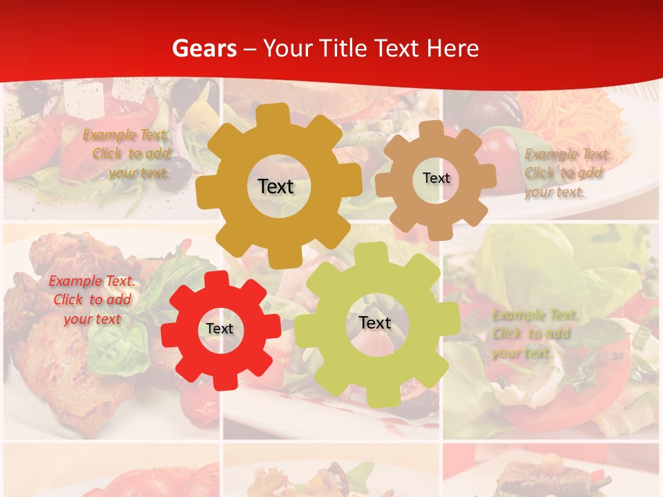 Woman Calm Standing PowerPoint Template