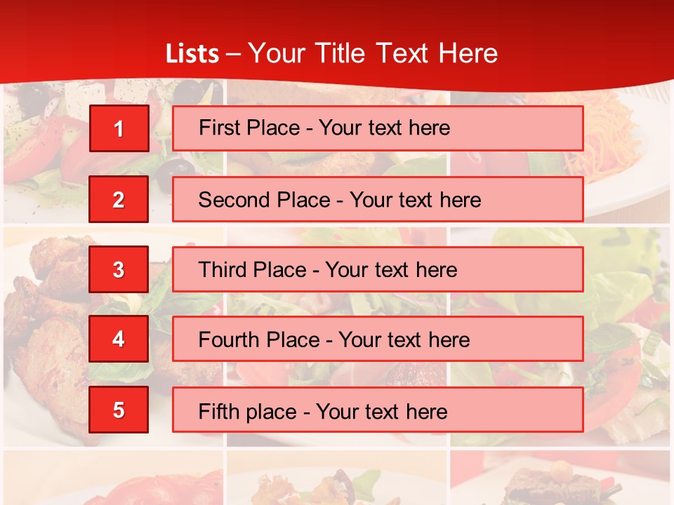 Woman Calm Standing PowerPoint Template