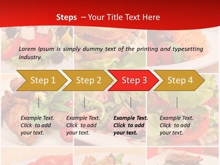 Woman Calm Standing PowerPoint Template