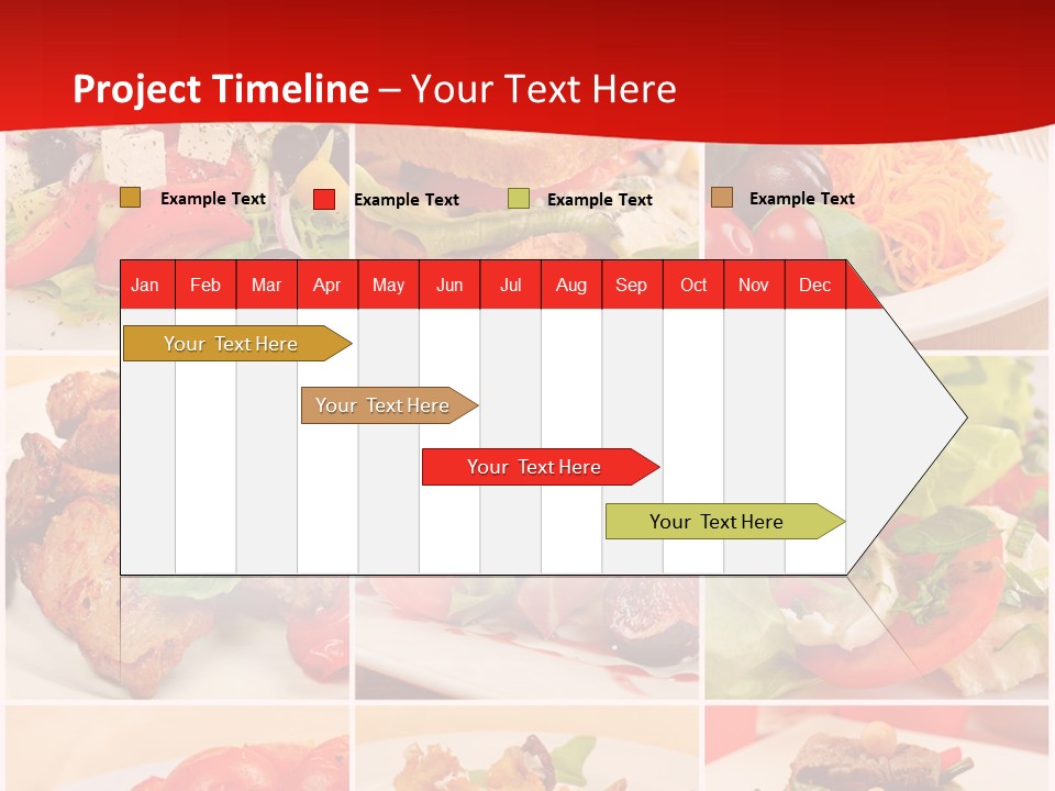 Woman Calm Standing PowerPoint Template