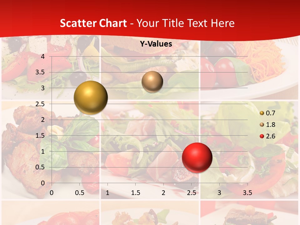 Woman Calm Standing PowerPoint Template