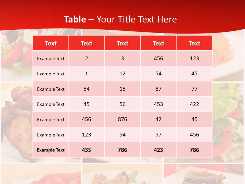 Woman Calm Standing PowerPoint Template