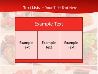 Woman Calm Standing PowerPoint Template