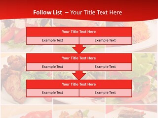 Woman Calm Standing PowerPoint Template