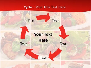 Woman Calm Standing PowerPoint Template