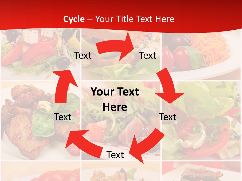 Woman Calm Standing PowerPoint Template