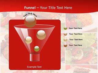 Woman Calm Standing PowerPoint Template