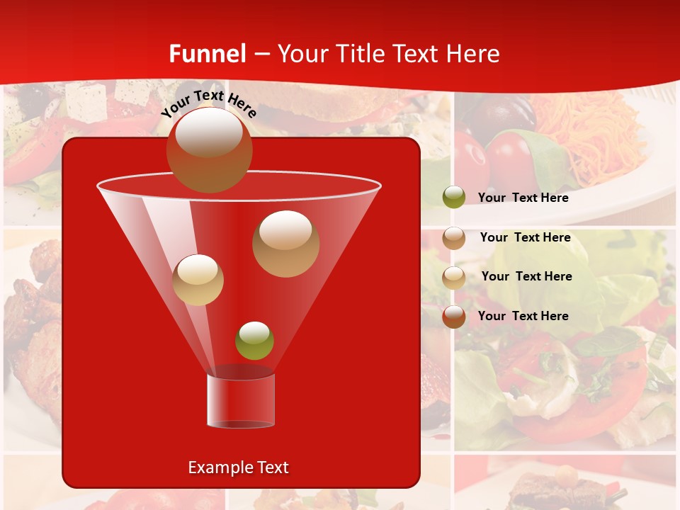 Woman Calm Standing PowerPoint Template