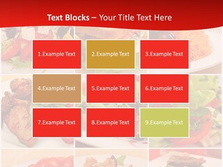 Woman Calm Standing PowerPoint Template