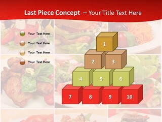 Woman Calm Standing PowerPoint Template