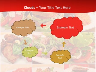 Woman Calm Standing PowerPoint Template