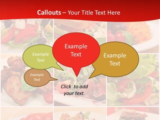 Woman Calm Standing PowerPoint Template