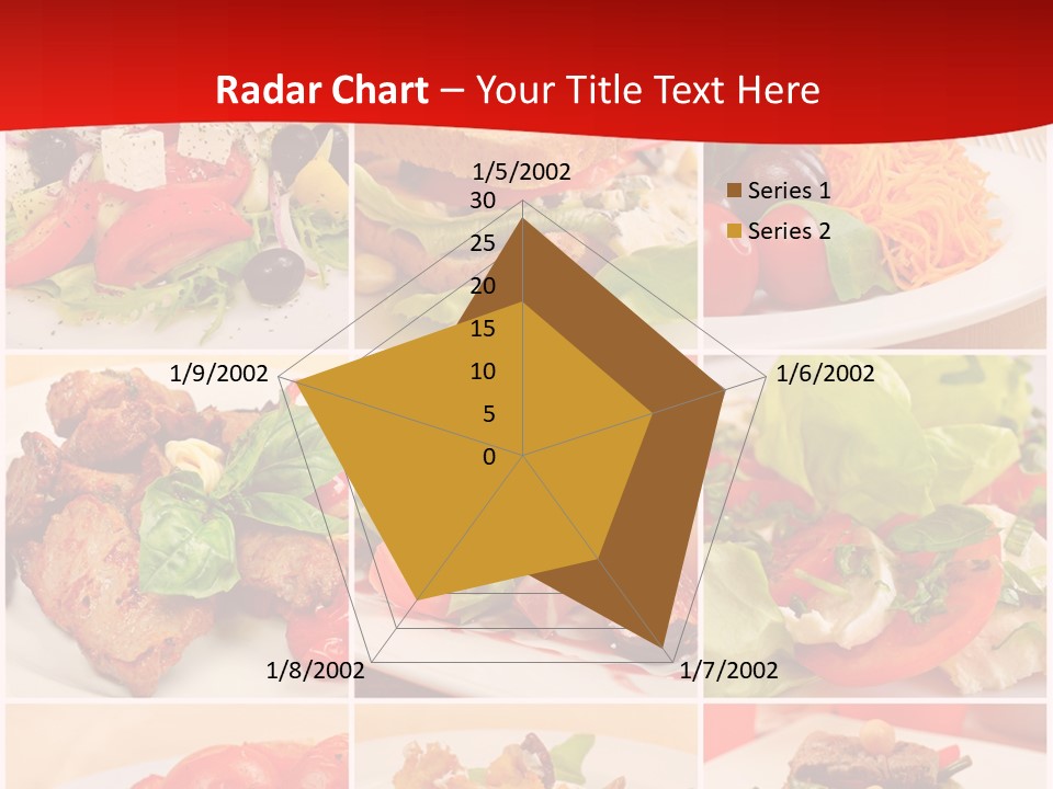 Woman Calm Standing PowerPoint Template