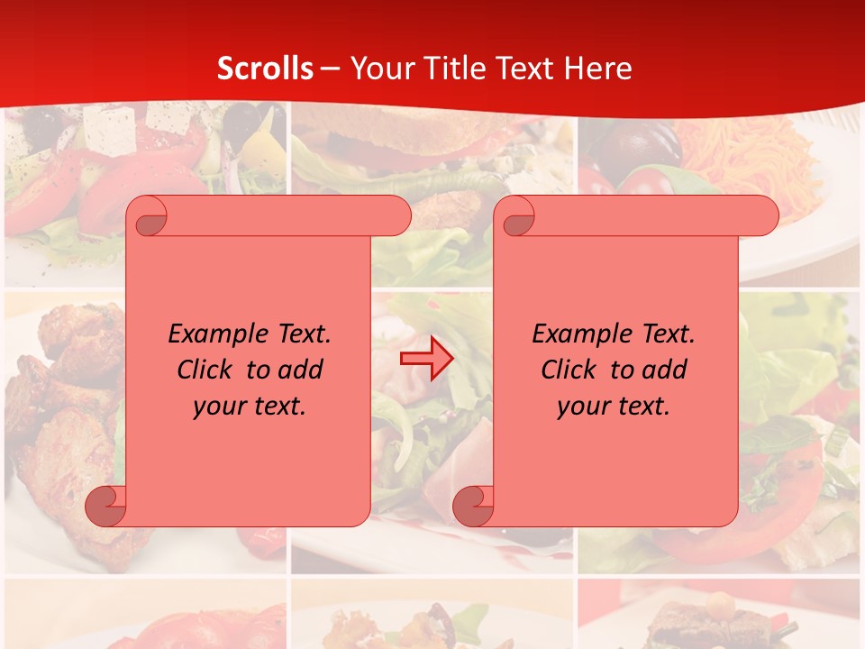 Woman Calm Standing PowerPoint Template