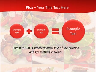 Woman Calm Standing PowerPoint Template