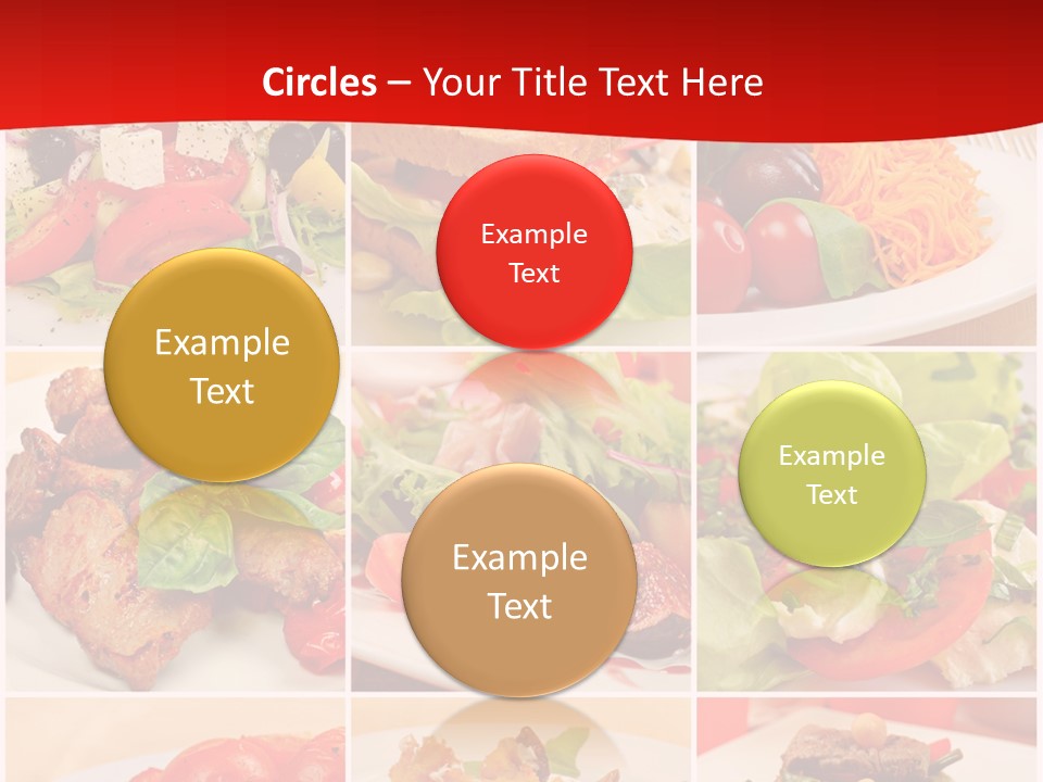 Woman Calm Standing PowerPoint Template