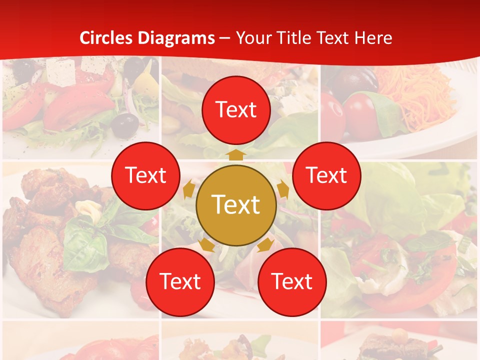 Woman Calm Standing PowerPoint Template