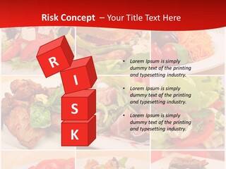 Woman Calm Standing PowerPoint Template