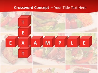 Woman Calm Standing PowerPoint Template