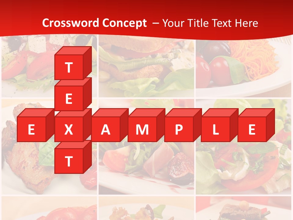 Woman Calm Standing PowerPoint Template