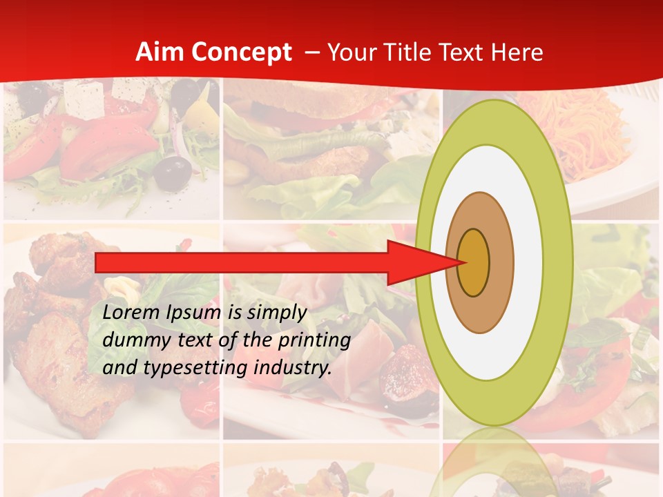 Woman Calm Standing PowerPoint Template