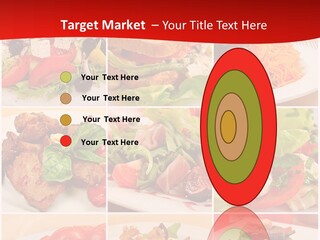 Woman Calm Standing PowerPoint Template