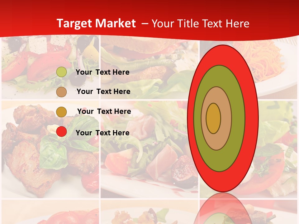 Woman Calm Standing PowerPoint Template