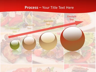 Woman Calm Standing PowerPoint Template