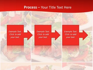 Woman Calm Standing PowerPoint Template