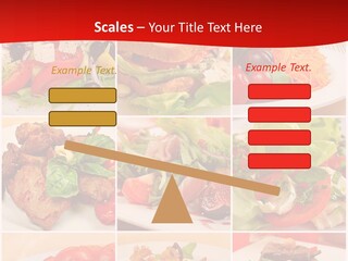 Woman Calm Standing PowerPoint Template