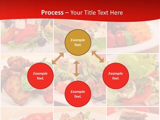 Woman Calm Standing PowerPoint Template