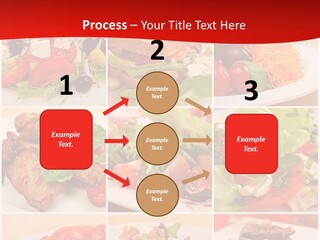 Woman Calm Standing PowerPoint Template