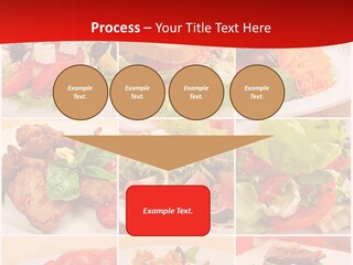 Woman Calm Standing PowerPoint Template