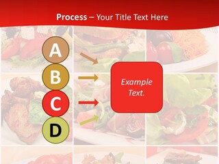 Woman Calm Standing PowerPoint Template