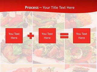 Woman Calm Standing PowerPoint Template