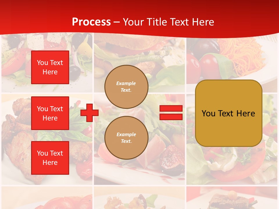 Woman Calm Standing PowerPoint Template
