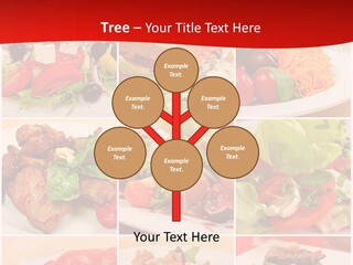 Woman Calm Standing PowerPoint Template