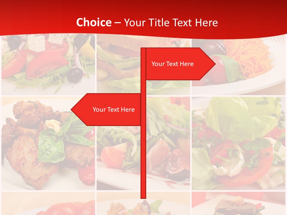 Woman Calm Standing PowerPoint Template