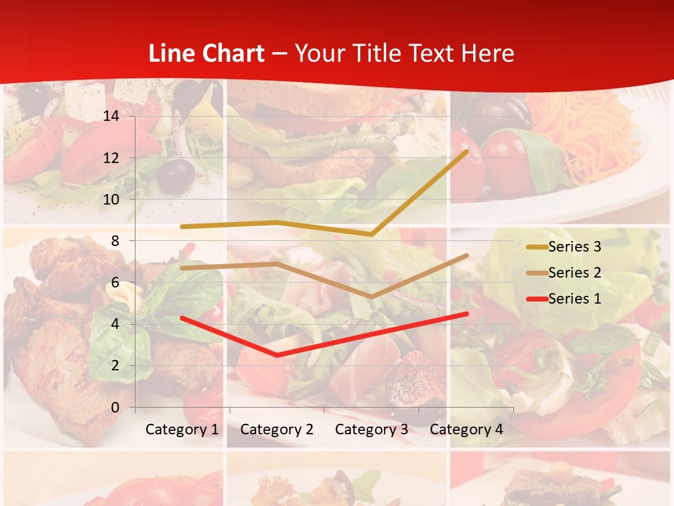 Woman Calm Standing PowerPoint Template