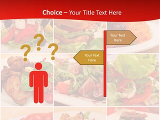 Woman Calm Standing PowerPoint Template