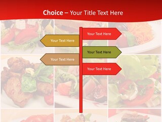 Woman Calm Standing PowerPoint Template