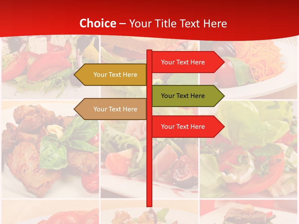 Woman Calm Standing PowerPoint Template