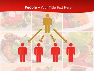 Woman Calm Standing PowerPoint Template